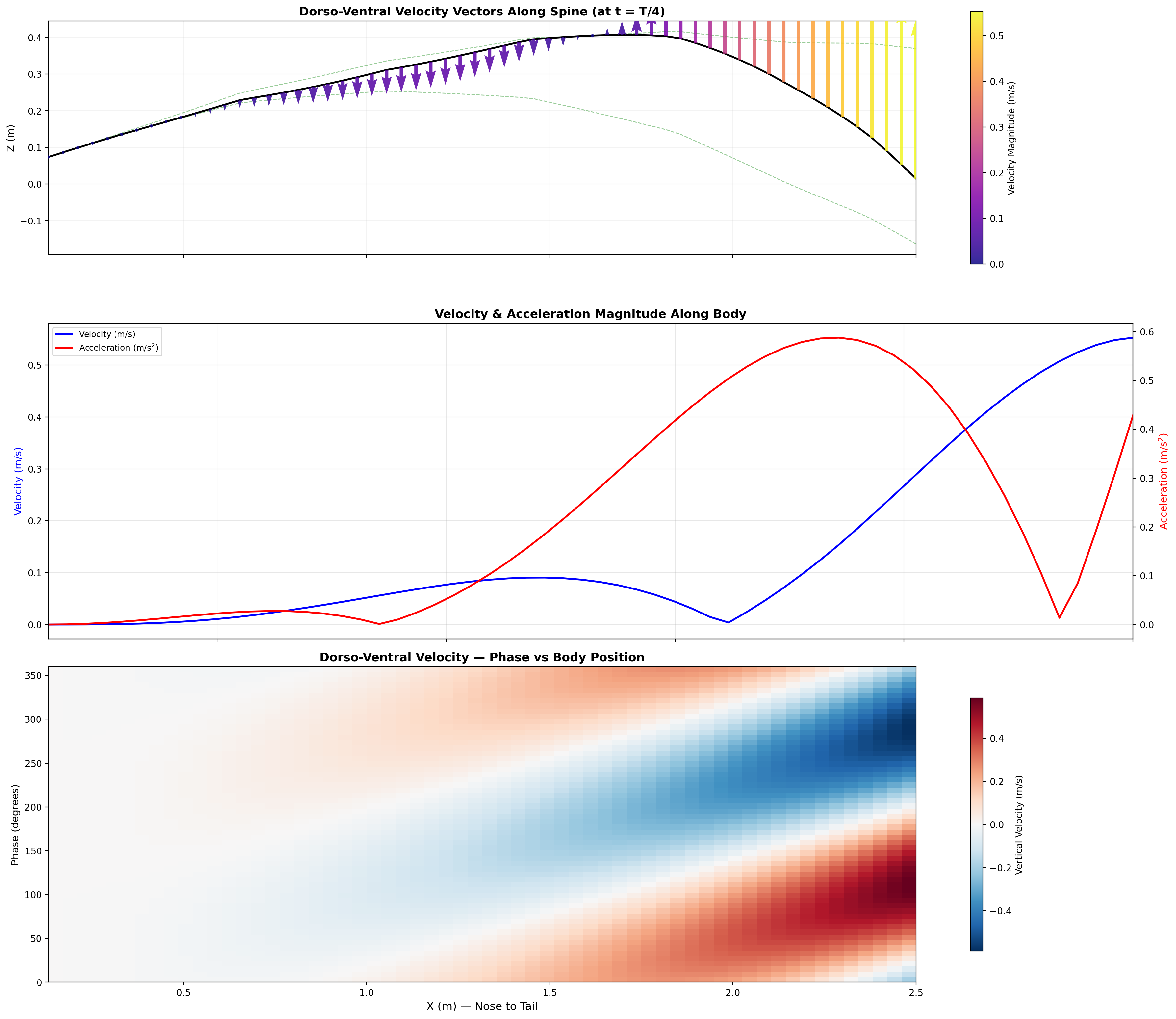 Velocity and acceleration profiles